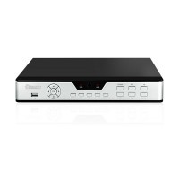 Gravador DVR com 4 canais video e ligação enthernet